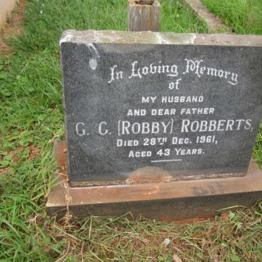 ROBBERTS Gerhardus Coenraad -1961