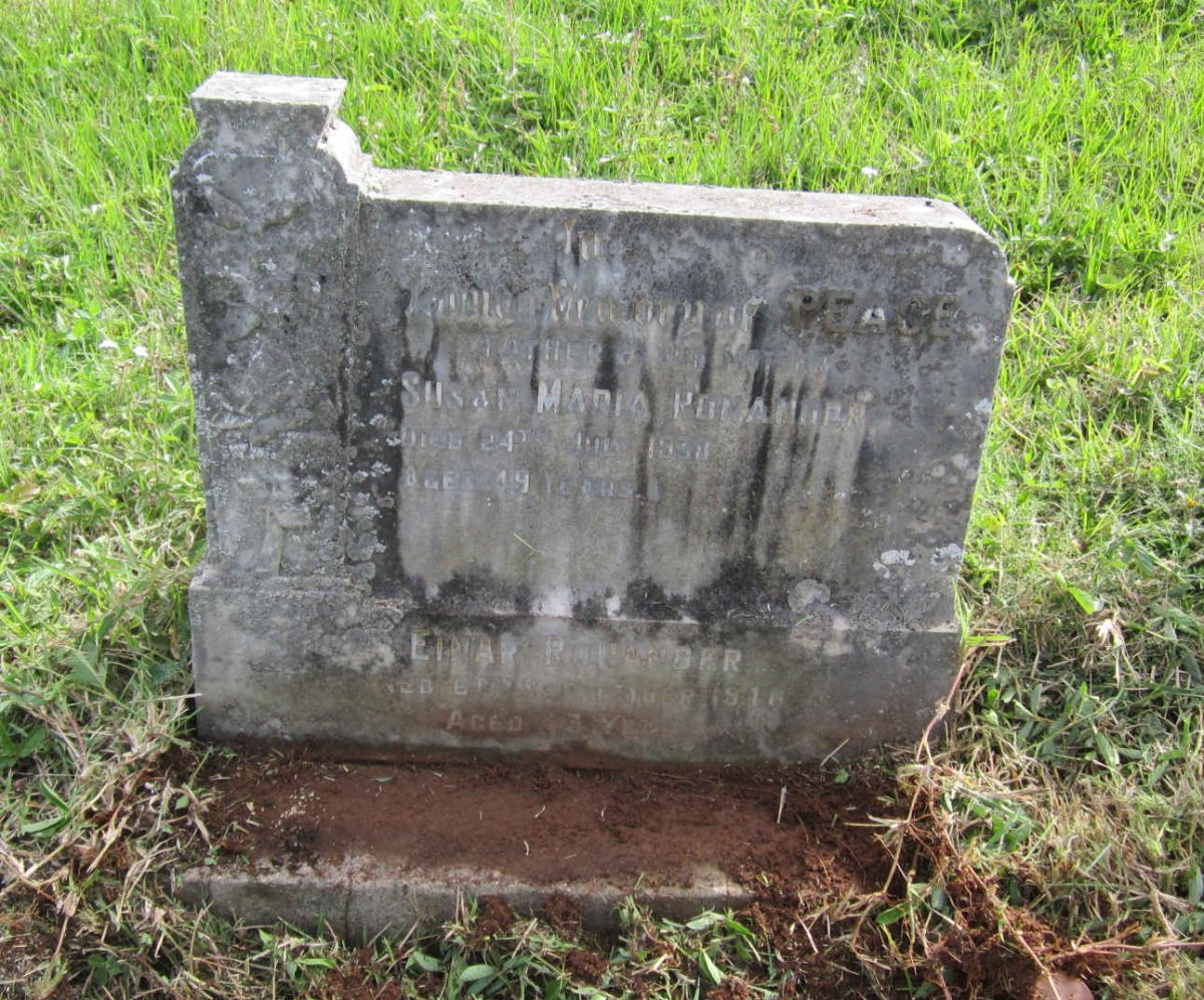 RONANDER Susan  Maria -1938 :: RONANDER Einar -1940