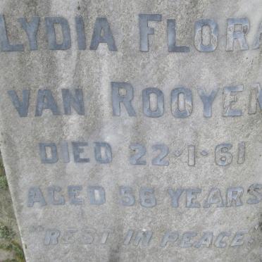 ROOYEN Aubrey, van -1983 &amp; Lydia Flora -1961