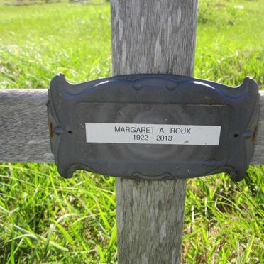 ROUX Margaret 1922-2013