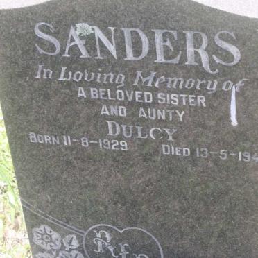 SANDERS Dulcy 1929-1948