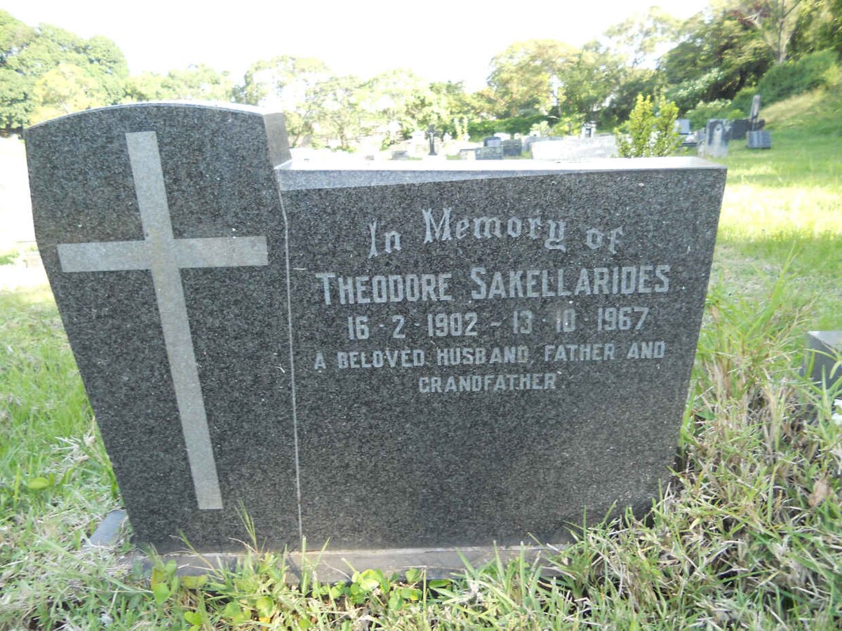 SAKELLARIDES Theodore 1902-1967