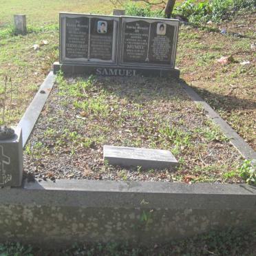 SAMUEL Vernon Grant 1972-2002 &amp; Mumsy 1953-2015