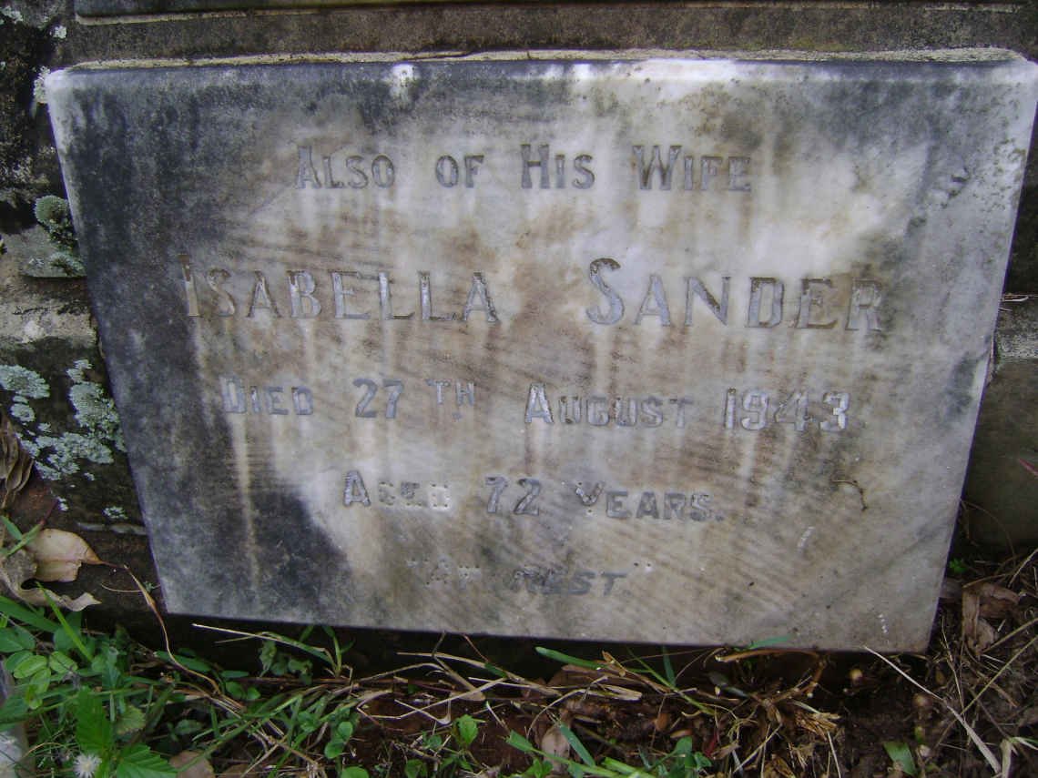 SANDER Isabella -1943