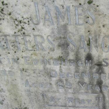 SANGSTER James Watters -1934