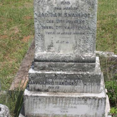 SWANEPOEL David Christian Dirk 1862-1939 :: SWANEPOEL Jacoba M. 1859 -1925