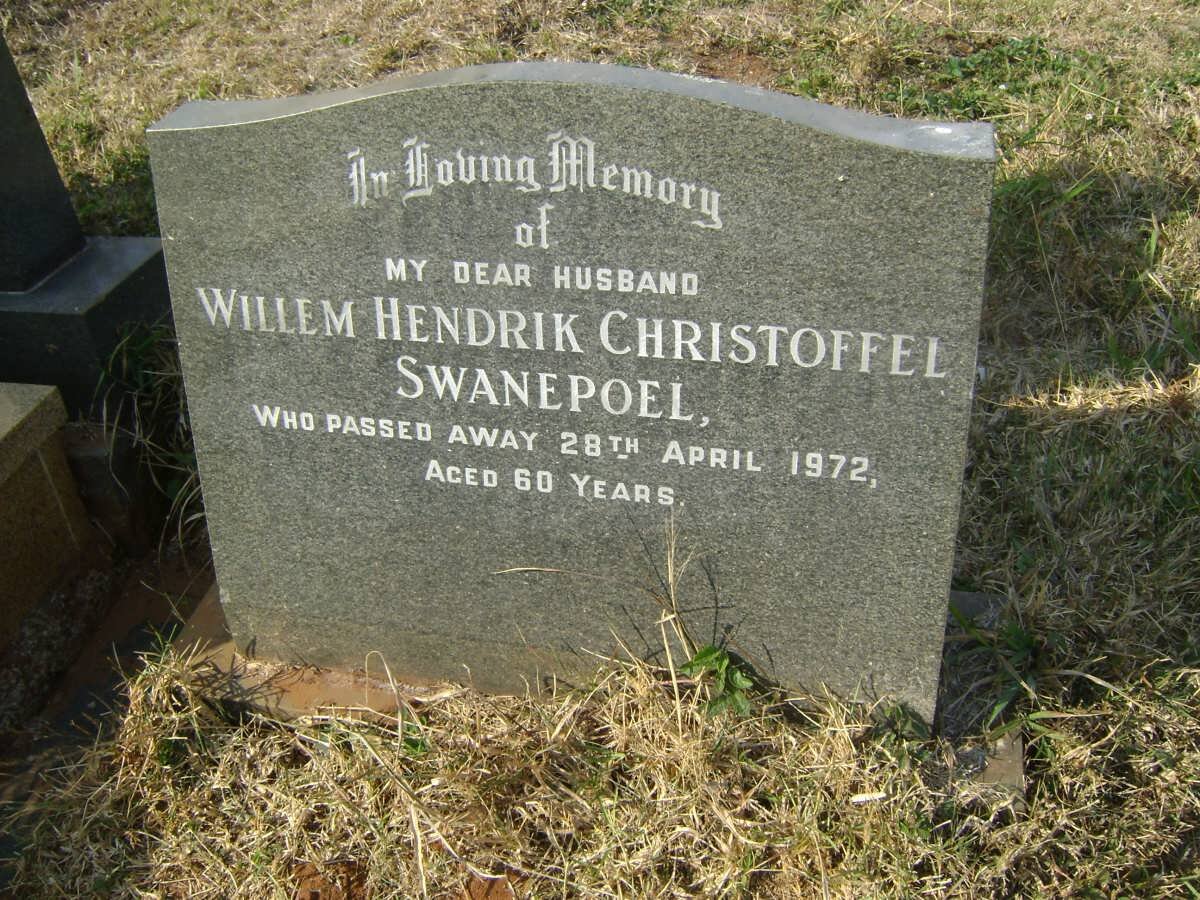 SWANEPOEL Willem Hendrik Christoffel -1972