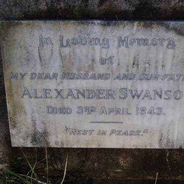 SWANSON Alexander -1943