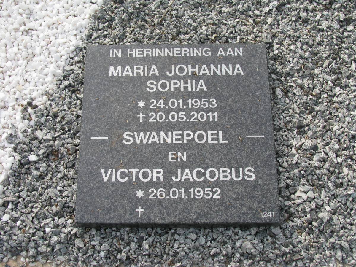 SWANEPOEL Victor Jacobus 1952- &amp; Maria Johanna Sophia 1953-2011 :: SWANEPOEL Anna Magrietha 1924-2009