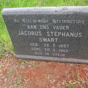 SWART Jacobus Stephanus 1887-1962