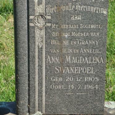 SWANEPOEL Anna Magdalena 1905-1964