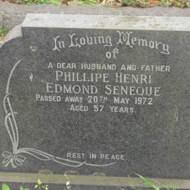 SENEQUE Phillipe Henri Edmond -1972