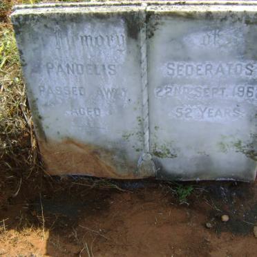 SEDERATOS Pandelis -1962