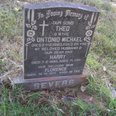 SEVERS Harry -1993 &amp; Florence -2013 :: SEVERS Theo :: SEVERS Ontonio Michael -1980