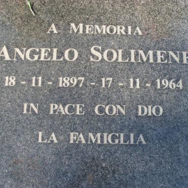 SOLIMENE Angelo 1897-1964