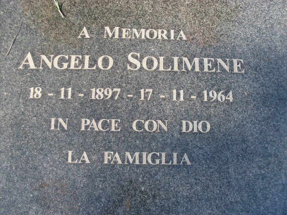 SOLIMENE Angelo 1897-1964