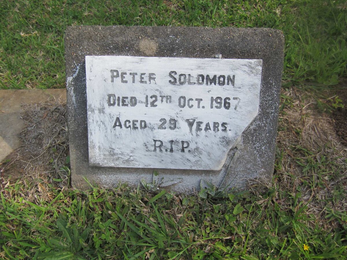 SOLOMON Peter -1967