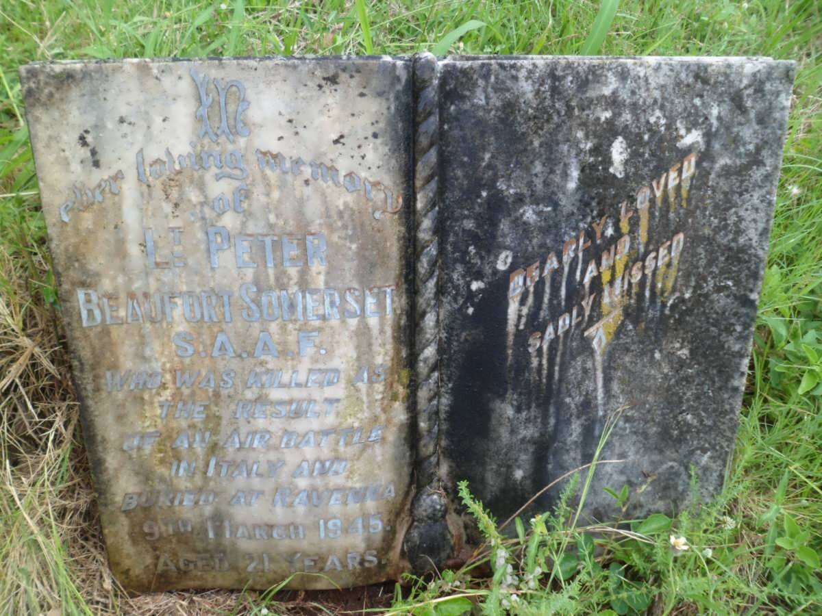 SOMERSET Peter Beaufort -1945