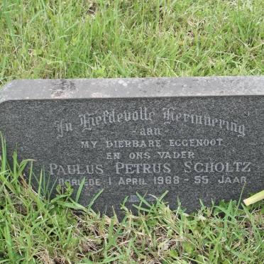 SCHOLTZ Paulus Petrus -1968
