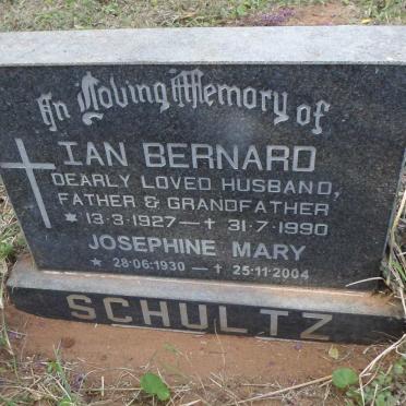 SCHULTZ Ian Bernard 1927-1990 &amp; Josephine Mary 1930-2004
