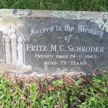 SCHRODER Fritz M.C. -1963