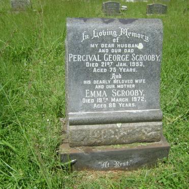 SCROOBY Percival George -1953 &amp; Emma -1972