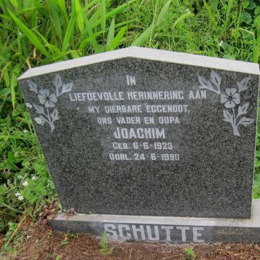 SCHUTTE Joachim 1923-1990