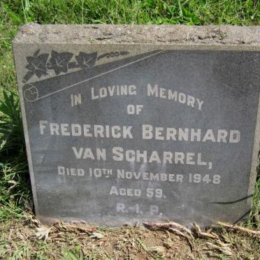 SCHARREL Frederick Bernhard, van -1948