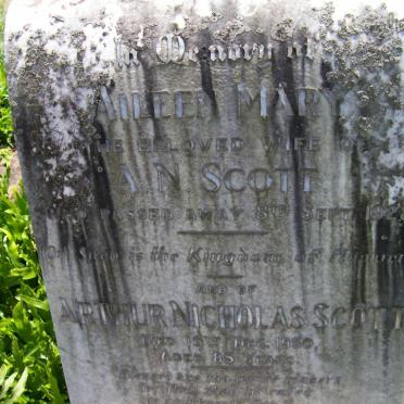 SCOTT Arthur Nicholas -1950 &amp;  Aileen Mary -1928