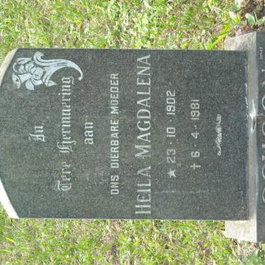 SCHOON Heila Magdalena 1902-1981