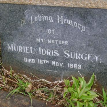 SURGEY Muriel Idris -1963