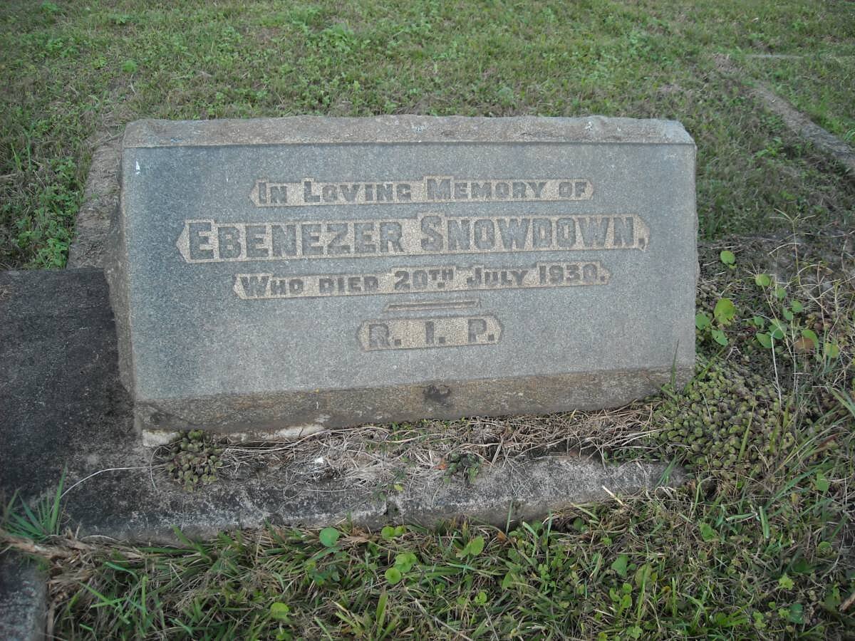 SNOWDOWN Ebenezer -1930