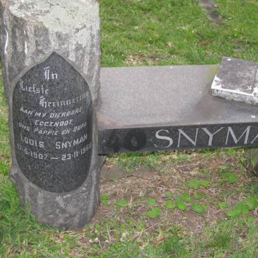 SNYMAN Louis 1907-1966