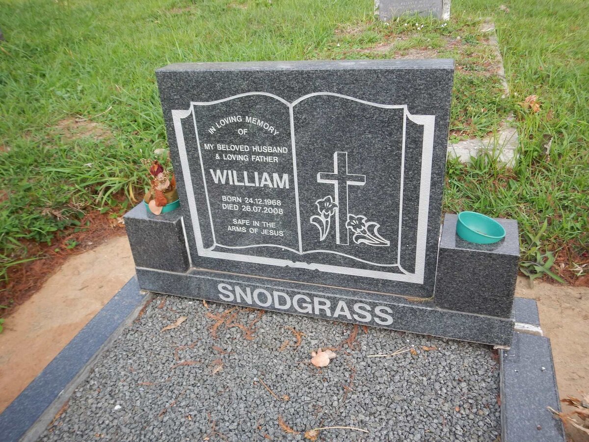 SNODGRASS William 1968-2008