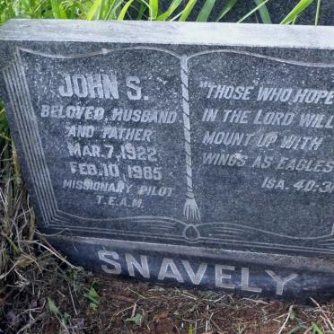 SNAVELY John S. 1922-1985