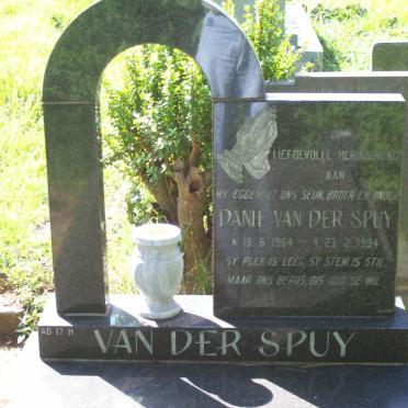 SPUY Danie, van der 1964-1994