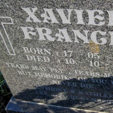 SPENCER Xavier Francis 1947-2006 