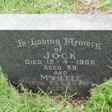 SINCLAIR Jock -1968 &amp; Myrtle -1975