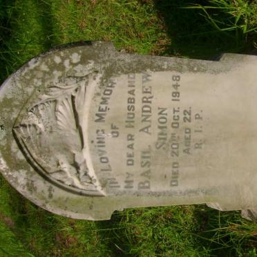 SIMON Gavin Andrew 1970-1991 :: SIMON Basil Andrew -1948