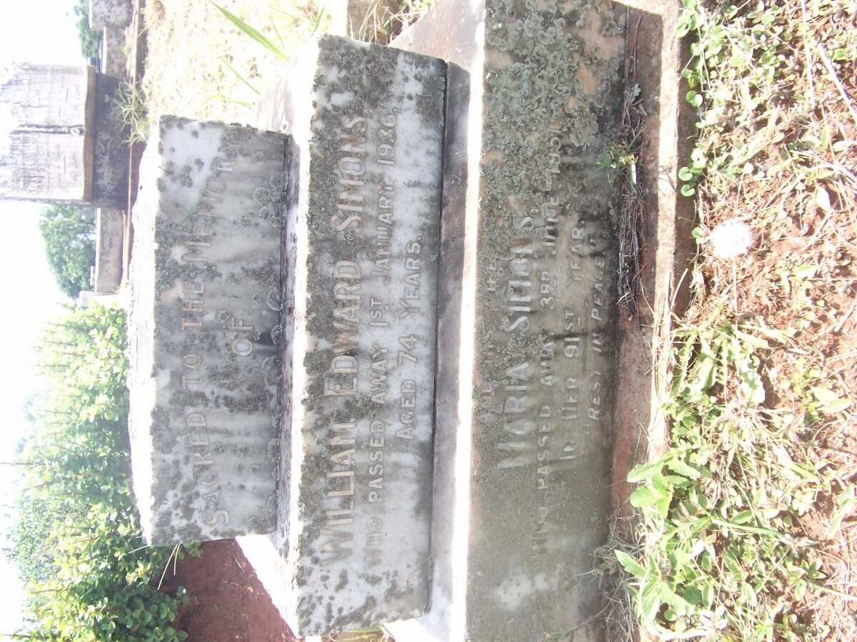 SIMONS William Edward -1936