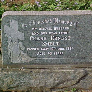 SMELT Frank Ernest -1954 :: GARVIE Gwendoline Jessica -2005 :: KENDALL Christopher Forrest 1967-1985