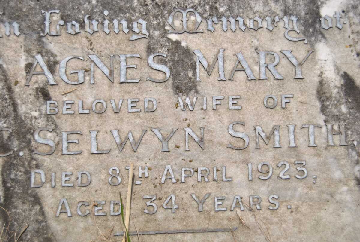 SMITH Agnes Mary -1923