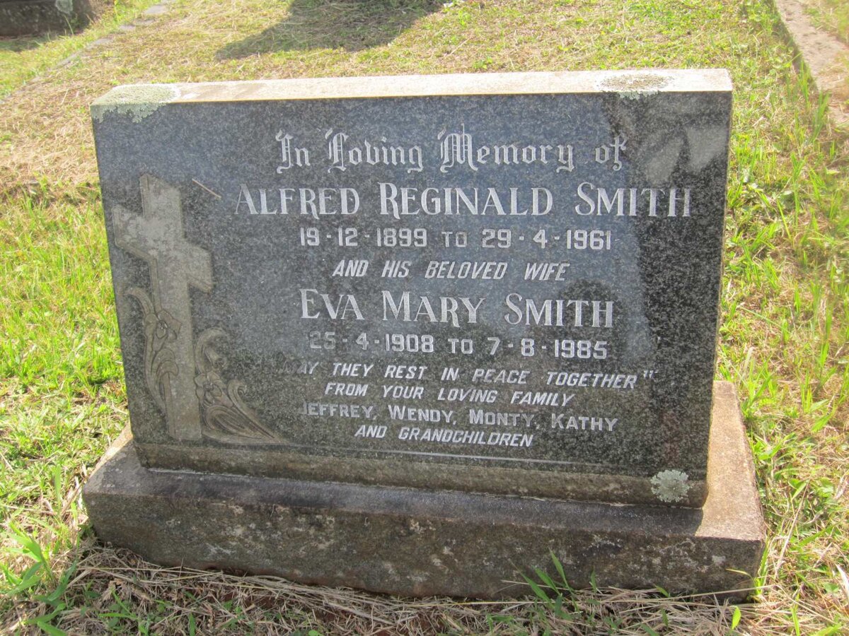 SMITH Alfred Reginald 1899-1961 &amp; Eva Mary 1908-1985