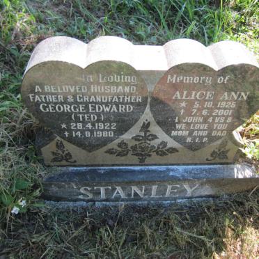 STANLEY George Edward 1922-1980 &amp; Alice Ann 1925-2001