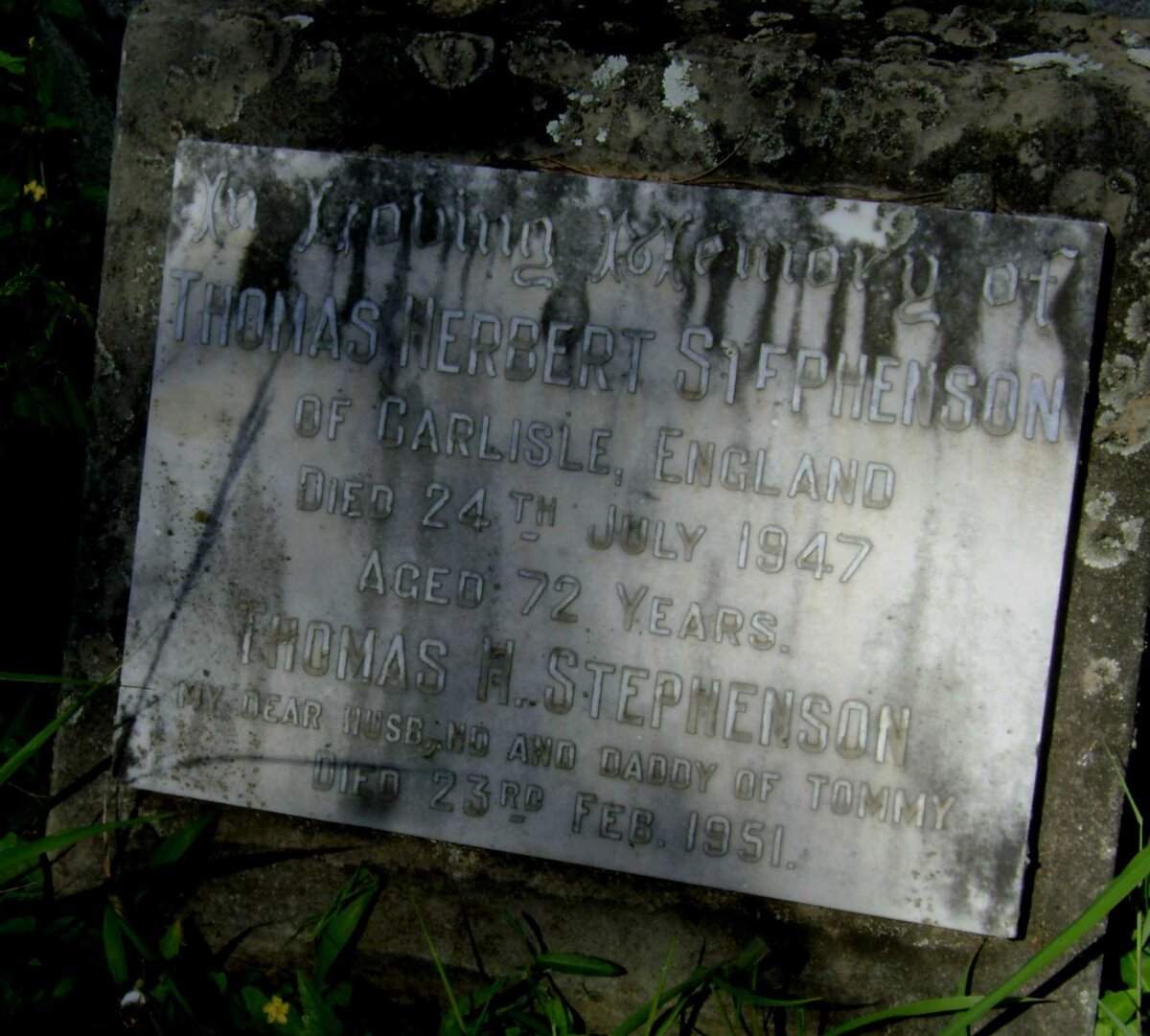 STEPHENSON Thomas Herbert -1947 :: STEPHENSON Thomas H. -1951