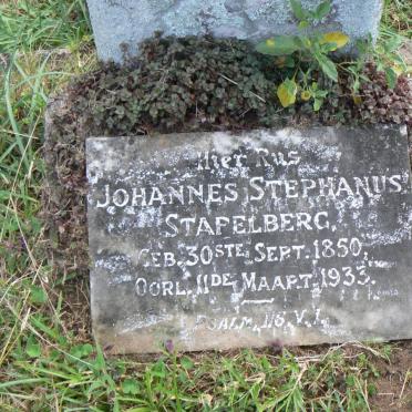 STAPELBERG Johannes Stephanus 1850-1933