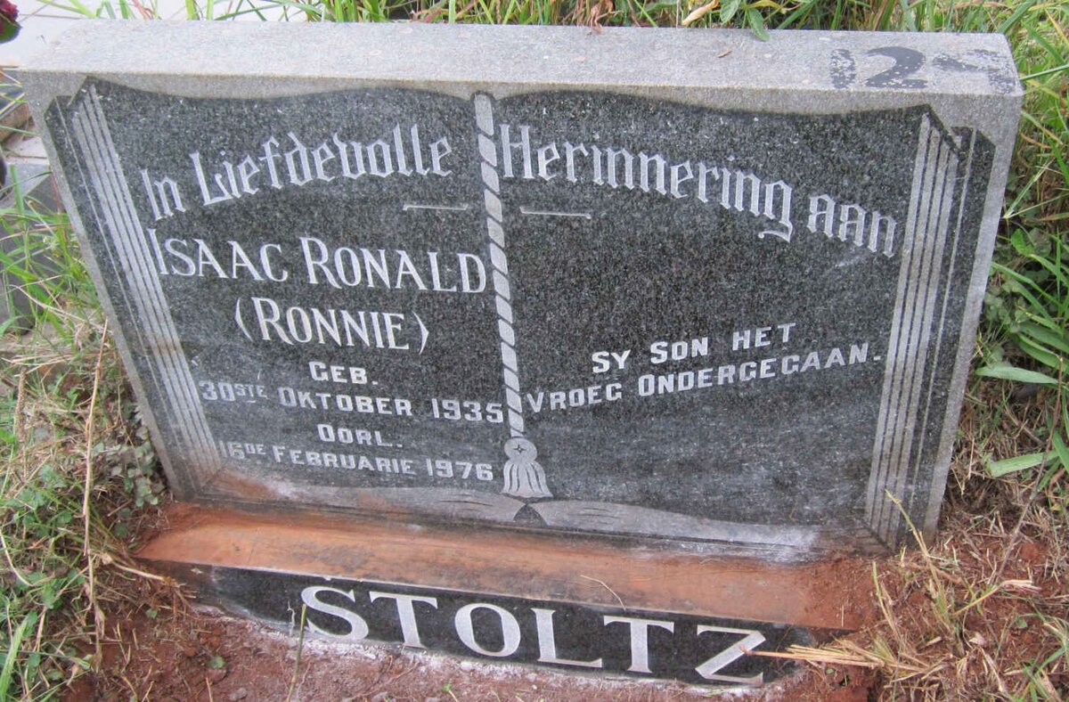 STOLTZ Isaac Ronald 1935-1976
