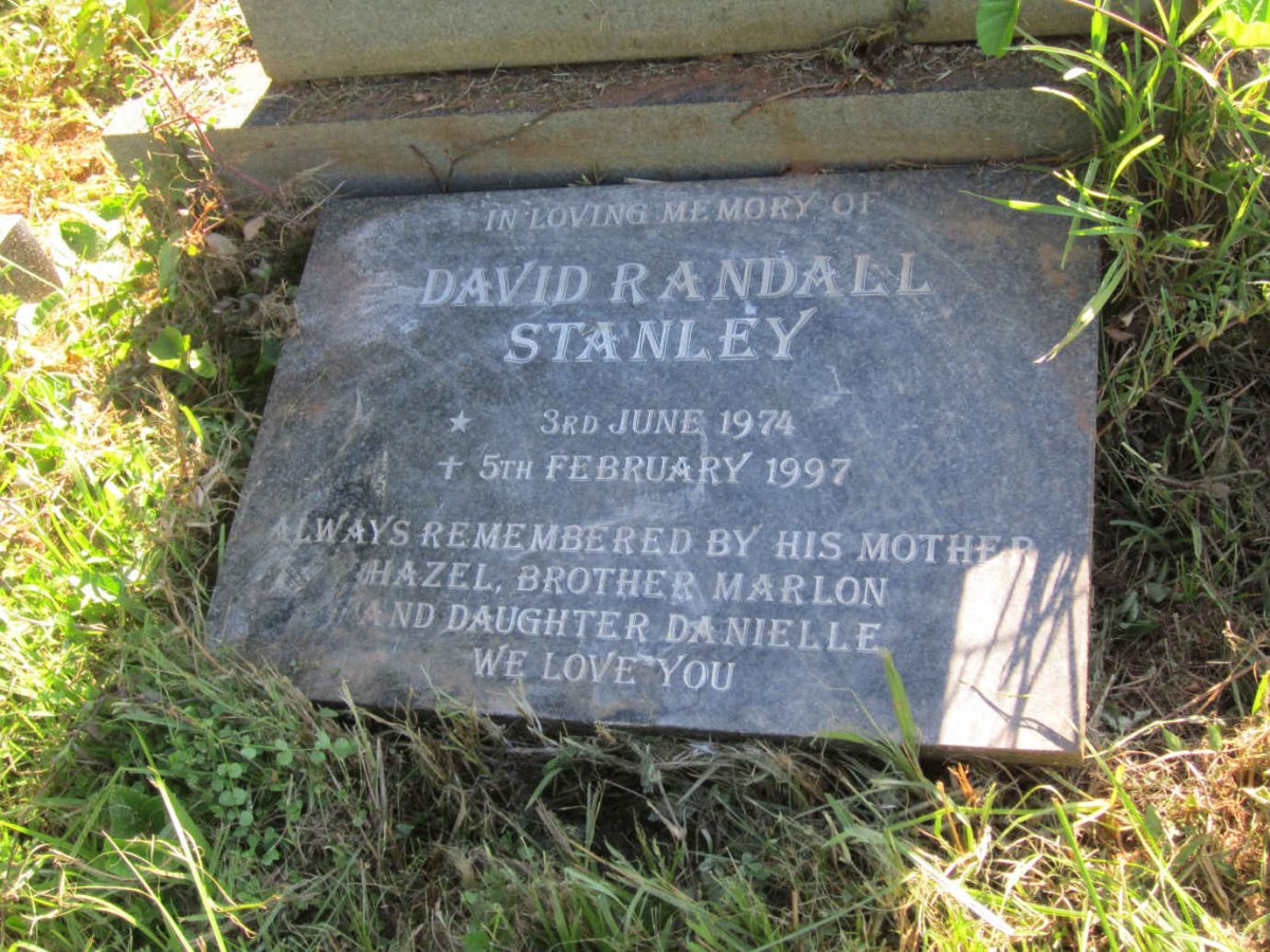 STANLEY David Randall 1974-1997