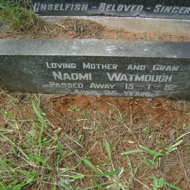 STEFFEN Otto James -1947 :: WATMOUGH Naomi -1982