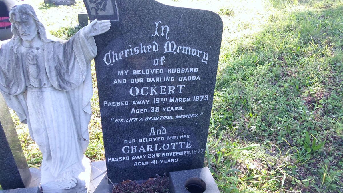 STONE Ockert  -1973 &amp; Charlotte  -1977